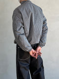 Gingham Check Nylon Jacket