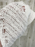 Holiday Long Sleeve Unbalanced Mesh Knit