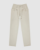 Detachable Button Denim Pants