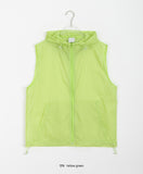 [unisex] Maoki Nylon String Over Hood Vest