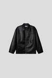 Sarto Oversized Leather Jacket