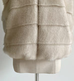 Teco High Neck Eco Fur Mink Vest