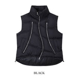 Lowsy Wave Zipper Padded Vest