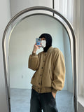 Snap Button Stadium Jacket