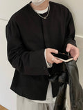 S/S Linen Hidden Button Light Shirt