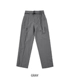 Morris Linen Belted Wide Slacks