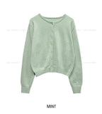 Socky Round Knit Cardigan