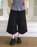 Neyo two-way string cargo bermuda pants