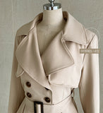Obli Trench Short Jacket (Belt set)