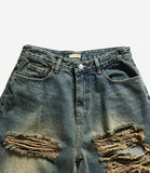 Raw Cut Bermuda Jeans