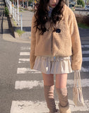 [Underpants lining] Nato Corduroy Tiered Mini Skirt