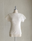 Aluah Half Neck Pleated T-Blouse
