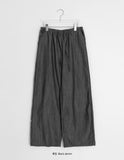 Garanki Non-Faded Wide Denim Pants