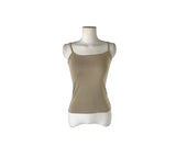 Arton See-through One-Shoulder Knit Belt Sleeveless Set