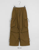 Sumiko Nylon Banding String Cargo Pants