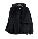 Deuce fleece corduroy hooded jacket