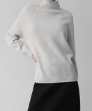 [Premium] Cashmere Half-Turtleneck Knitwear