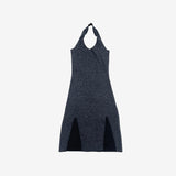 Infio Strap Cardigan + Halter Sleeveless One Piece Set