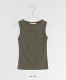 Hoolie Color Basic Ribbed Sleeveless