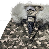 [Fur Detachable] Elmo Raccoon Hood Camo Padding