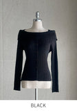 Lohavit Off Shoulder Ribbed Knit