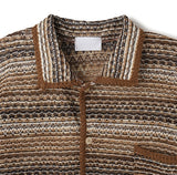 Wavy Bohemian Mix Short Sleeve Shirt