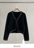 Wilett Sequins Bolero Crop Cardigan