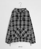 Dyosu Summer Check Hood Wind Jumper