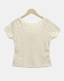 Diffuse Lace Short Sleeve T-shirt