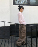 Karn Multi-Pocket Wide Cargo Pants