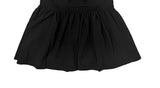 Omk Pintuck V-Neck Flare Sleeveless One Piece