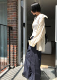 CRINKLE SILKY SHIRT