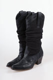 western linen boots