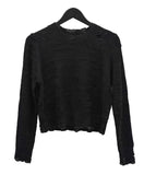 Belle Damage Crop Knit