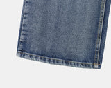[UNISEX] Rosea Double Pocket Wide Denim Pants
