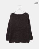 Ritz Boatneck Loose Fit Long Sleeve Long Knit