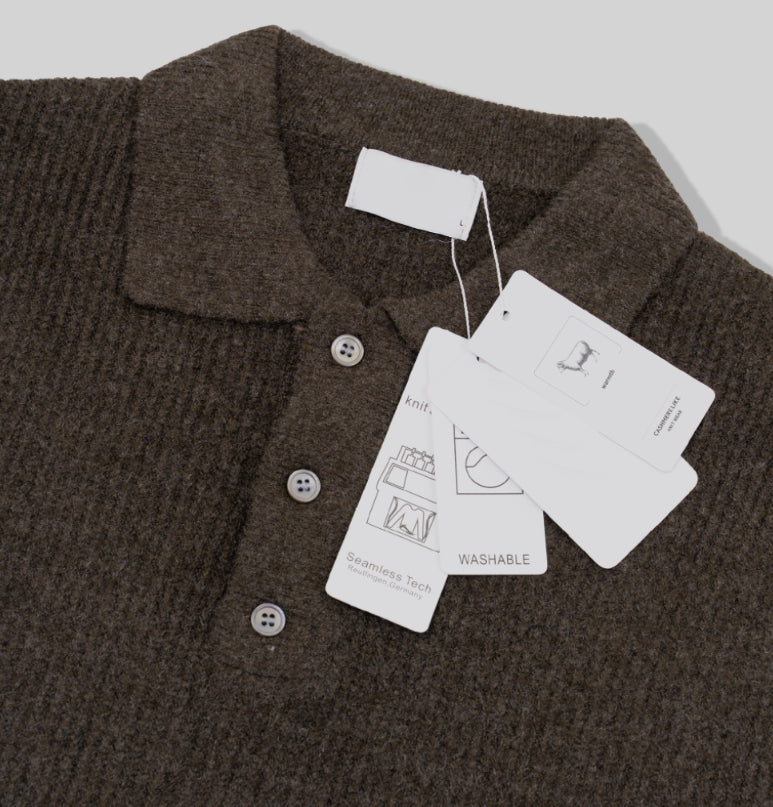 【MODERNIF】Libert Cash Collar Knit modernif (モダンイフ) - リバートキャシーカラーニット