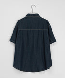 Indas Vintage Denim Short Sleeve Shirt