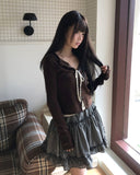 Bijou Vivid Button Wool Cardigan