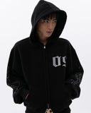 rockstern hoodie zip-up