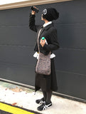 (WOOL) D-RING UNBALANCE SKIRT