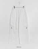 [unisex] Rilkan Summer Banding Wide Cargo Pants
