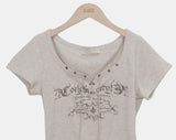 Mucon Eyelet Short Sleeve T-shirt