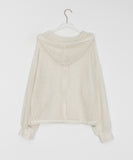 Tesili Summer Net Hood Zip-up