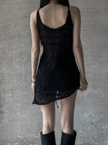 Studded Black Short Denim