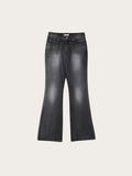(W) Slit Flare Denim