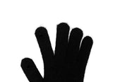 Levon Angora Glove Fingerhole Knit Gloves