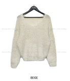 Wings Angora V-neck knitwear