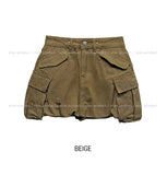 Peer Rivet Pocket Balloon Skirt Pants
