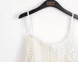 Neuron String Lace Color Matching Layered Mini One Piece